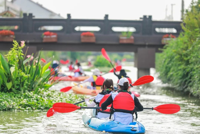 皮划艇体验迎龙村图