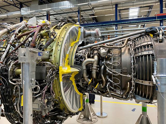 波茨坦附近路德维希斯费尔德镇的MTU航空涡轮发动机制造工厂。 受访者 供图