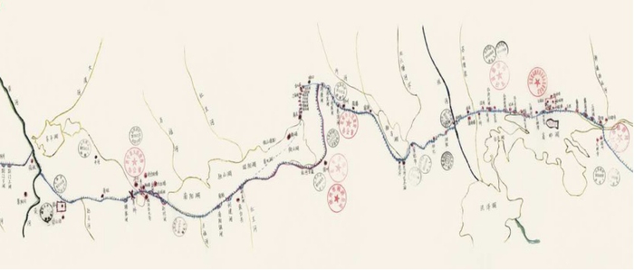 （《重游运河图》部分节选，企业供图，央广网发）