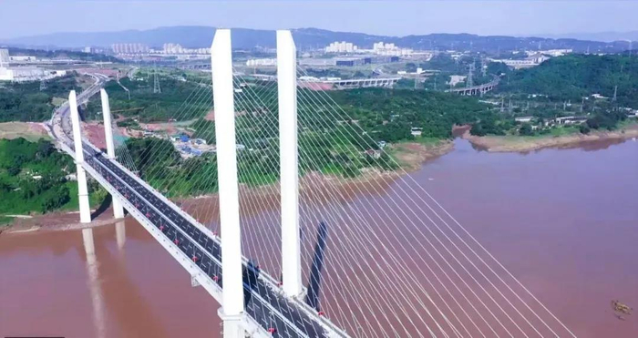 水土新城大桥实景（央广网发 林同棪国际供图）