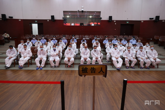 庭审现场 央广网发 海南一中院 供图
