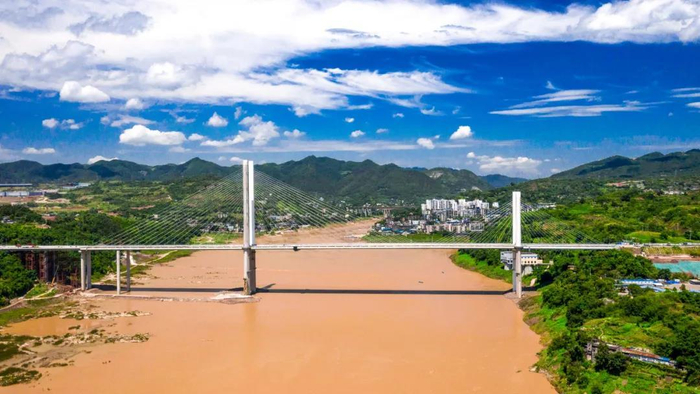 水土新城大桥实景（央广网发 林同棪国际供图）