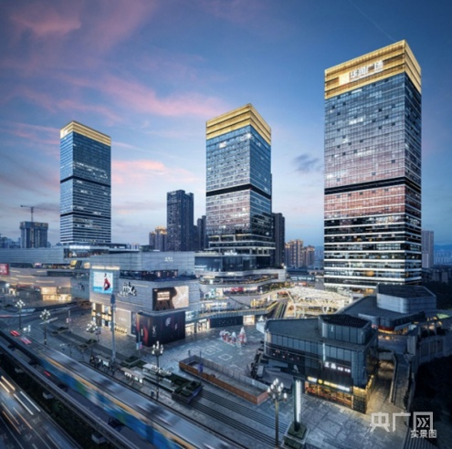 华润广场实景图（央广网发 华润置地供图）
