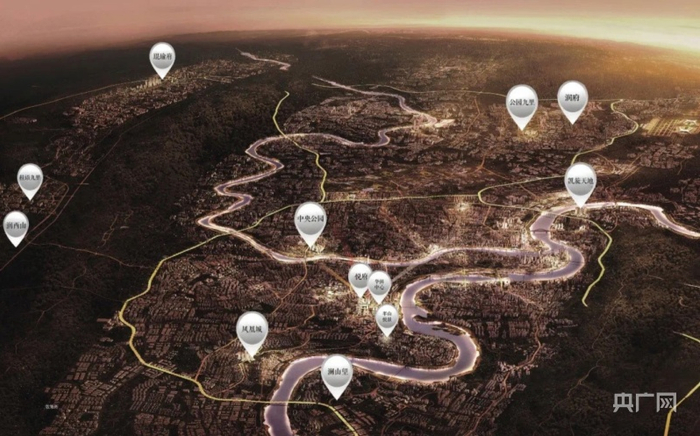 华润置地在渝商业版图（央广网发 华润置地供图）