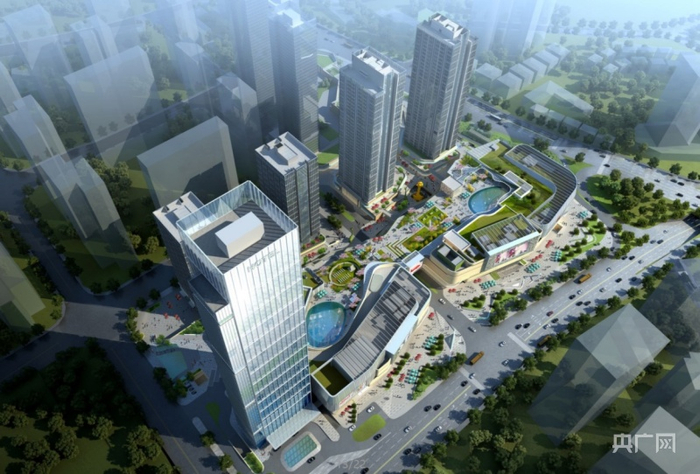 华宇城效果图（央广网发 华宇供图）