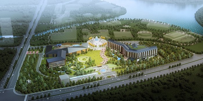 东方海洋项目效果图。