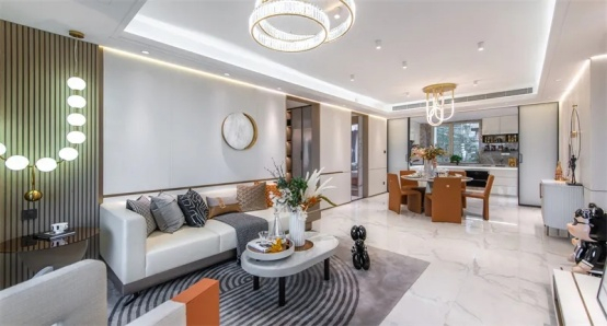 （实楼展示样板间实景图，翰悦府供图，央广网发）