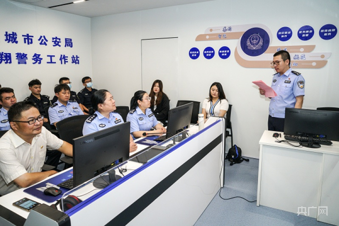 “鹤翔课堂”场景 （央广网发 王林摄）