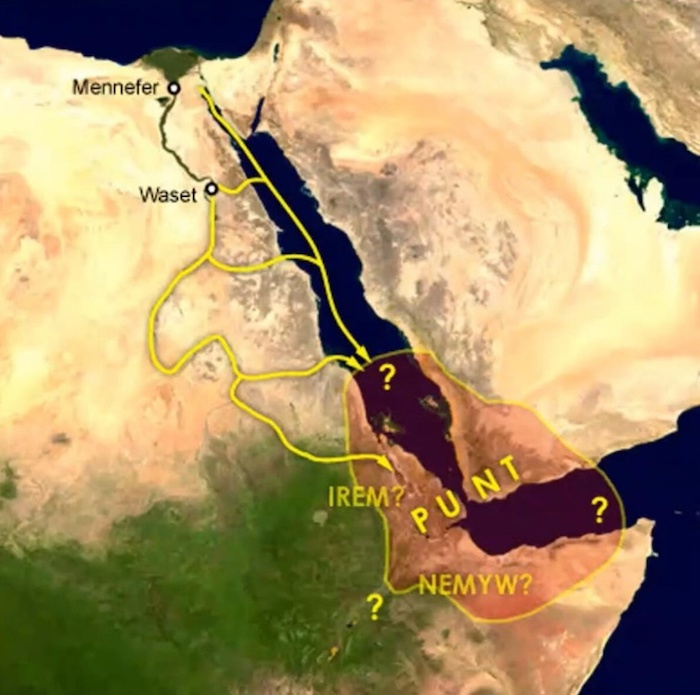 “蓬特远征”线路示意图