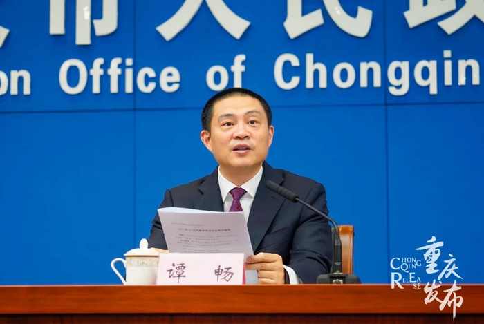 谭畅介绍相关情况 吴汪洋 摄