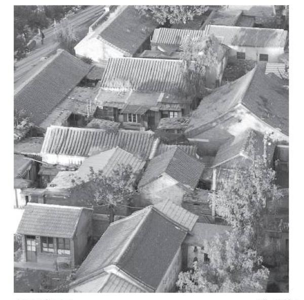 北京西城区的屋顶