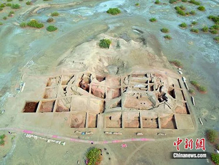 发掘后的奎玉克协海尔古城。党志豪供图