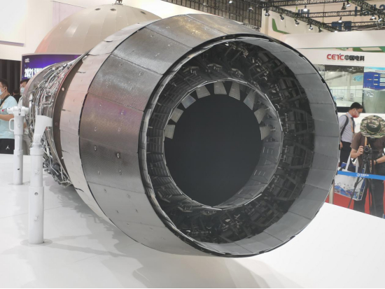 ▲“太行”发动机 摄影/王建军