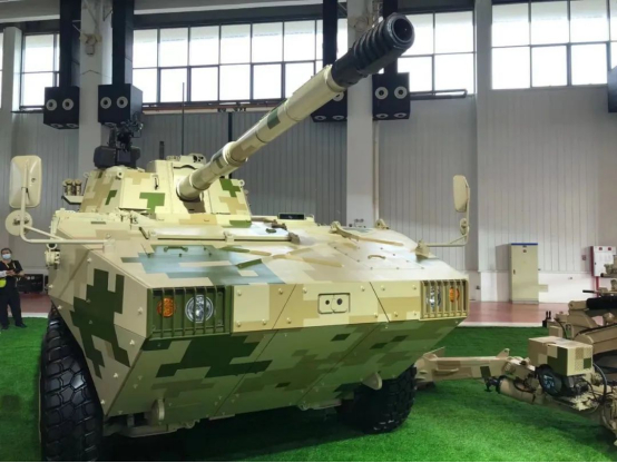 ▲ST3轮式105毫米突击炮 图/兵器工业