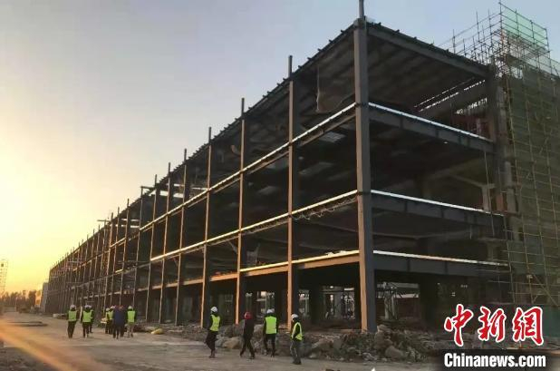 资料图：施工现场。 葛星星提供