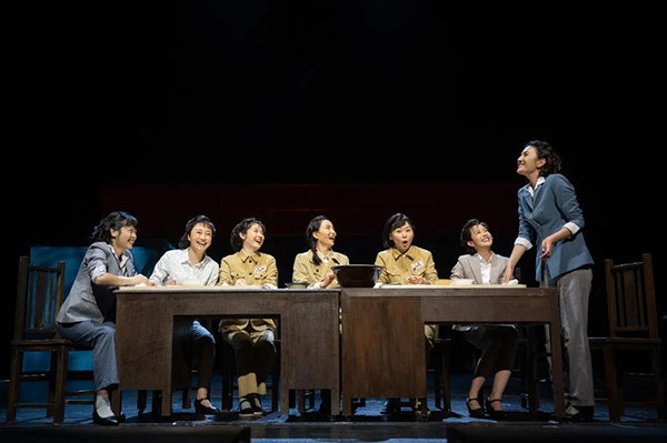 《直播开国大典》排练照。国家大剧院提供