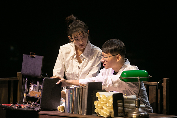 《直播开国大典》排练照。国家大剧院提供