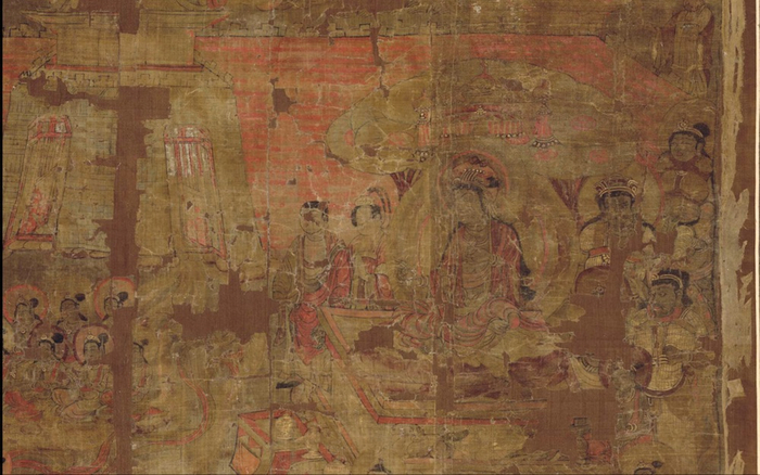 敦煌壁画局部，图源：大英博物馆官网