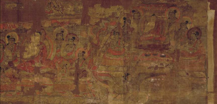 敦煌壁画局部，图源：大英博物馆官网