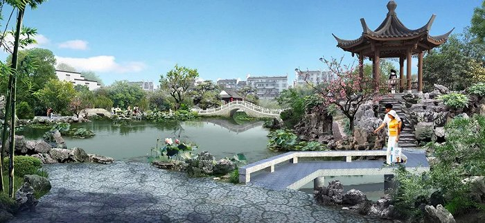 招宝山文化广场规划效果图