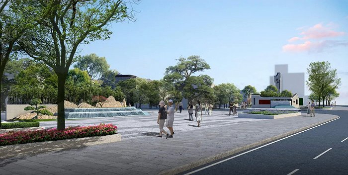 招宝山文化广场规划效果图