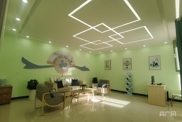 新建设的心理咨询室。央广网发