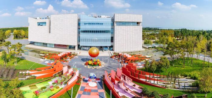 俯瞰艺术装置——“未来城市花园：自然与城市” 采访对象供图