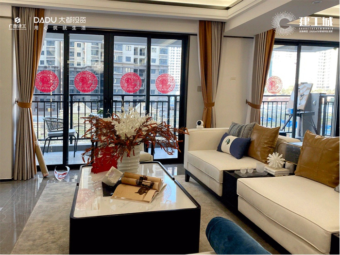 （建工城样板间实景图，企业供图，央广网发）