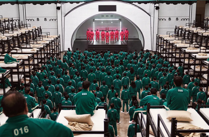 ▲《鱿鱼游戏》剧照。