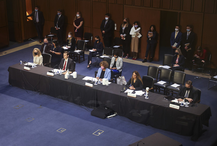 2021年9月29日，美国华盛顿特区，议员听取德克萨斯州堕胎法的审查。