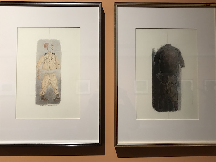 展厅现场，王加世作品
