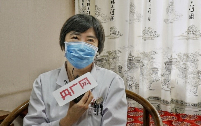 中国中医科学院西苑医院综合内科主任童文新（央广网记者 刘涛 摄）