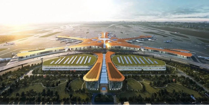 （大兴国际机场综合服务楼——华润置地中心，企业提供，央广网发）