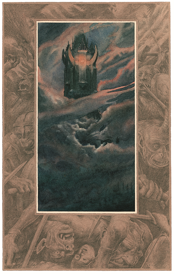 斜黑塔，艾伦·李绘（图片经出品方世纪文景授权发布）