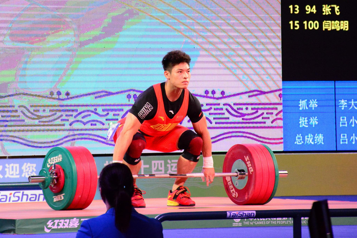 李大银在陕西全运会比赛中。 邓方佳摄