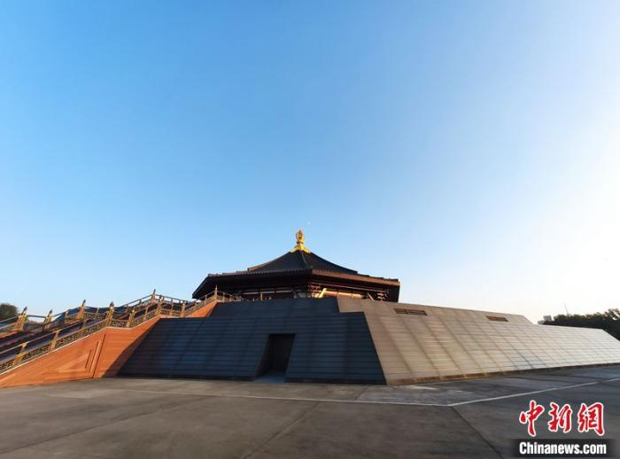 隋唐洛阳城国家遗址公园，明堂。陈海峰 摄