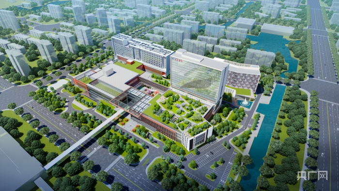 瑞金医院北部院区二期扩建工程项目（央广网发 上海交通大学供图）