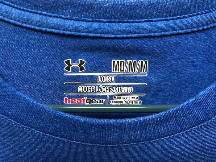 安德玛的商品中，也有很大一部分来自越南 商品截图