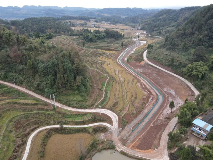 涪陵大顺乡全域土地综合整治前 重庆市规划和自然资源局供图