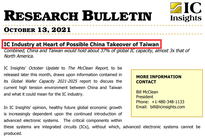 IC Insights报告截图