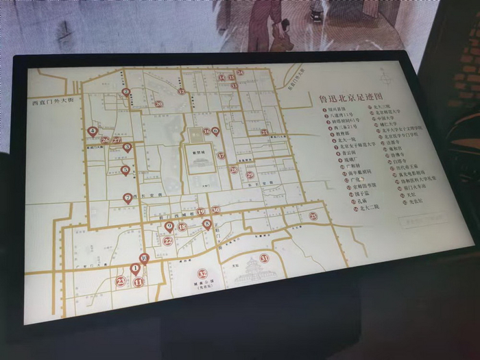 鲁迅在北京足迹图