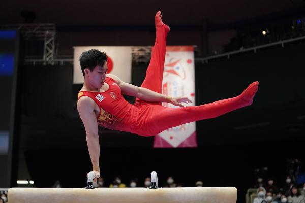 张博恒在比赛中。CFP图