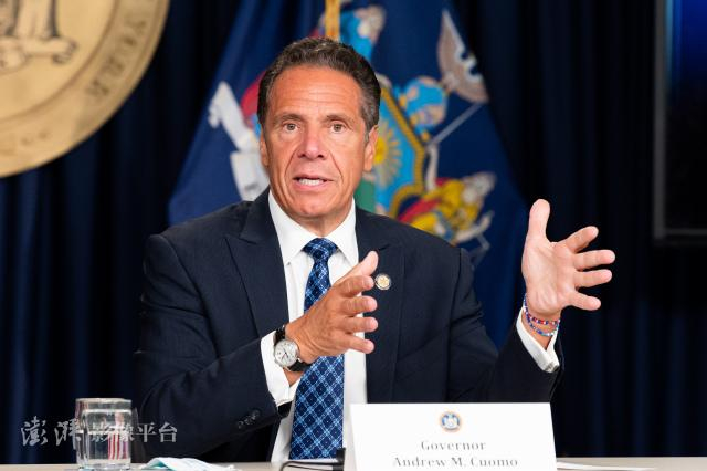 涉嫌“瞒报”约1.2万例确诊数据的纽约前州长科莫 图自澎湃影像平台 