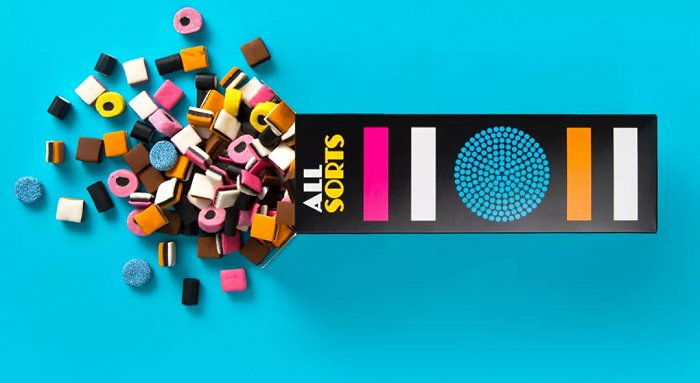 Allsorts甘草糖；图片来源：bond-agency