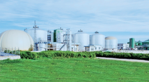 　　山东省烟台市民和3兆瓦特大型鸡粪沼气发电工程。　中国沼气学会供图