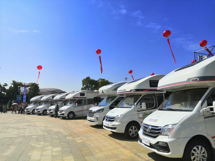 房车展区（央广网发 韦欢摄）