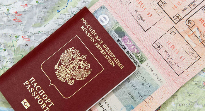 俄罗斯护照 图自俄罗斯卫星通讯社