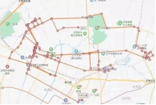 尹老太的轨迹图