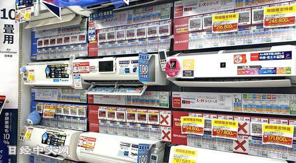 一家开在日本东京的家电量贩店（日本经济新闻网站）
