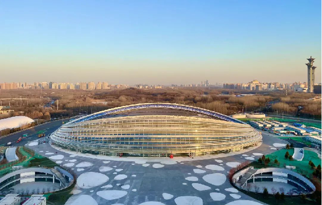 图为国家速滑馆（凯盛科技集团供图）
